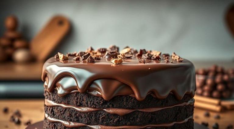 chocolate gateau