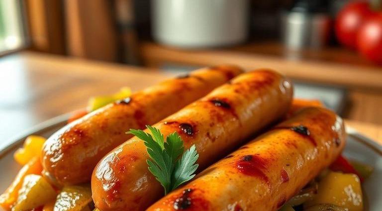 cooked turkey sausage