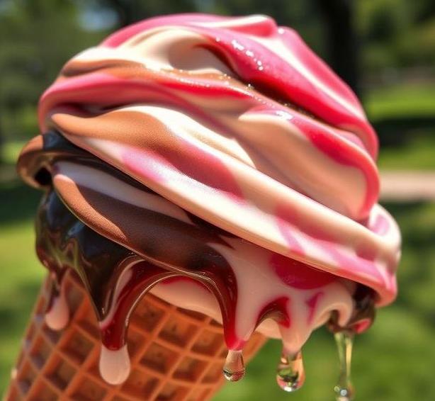 refreeze melted ice cream