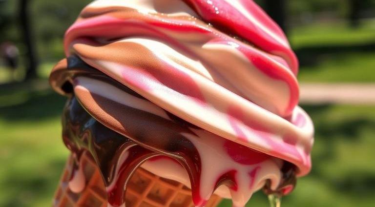 melted ice cream