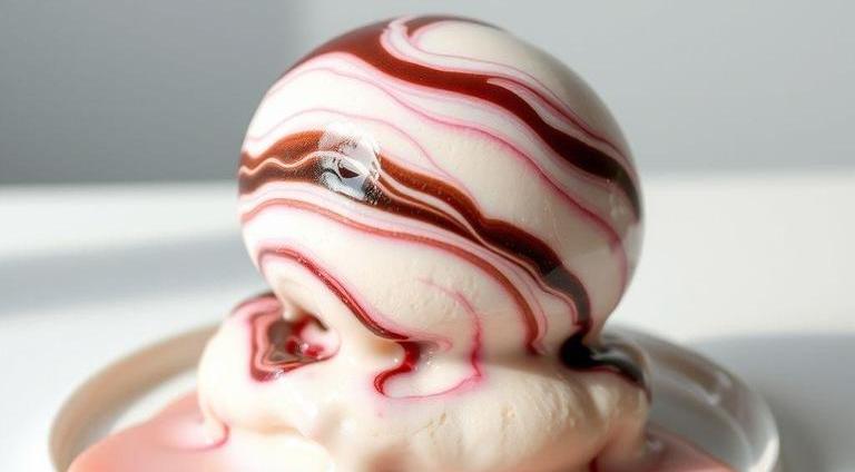 melted non dairy ice cream