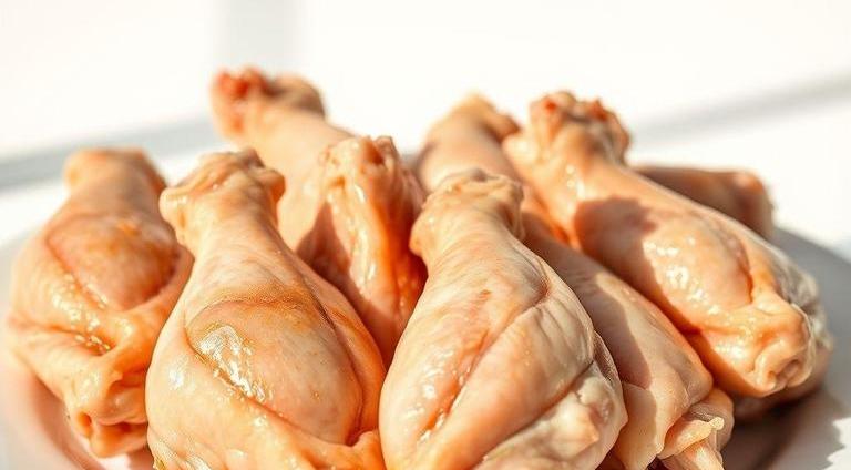 uncooked chicken wings