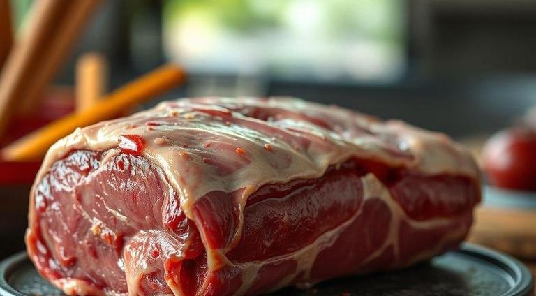 uncooked meat