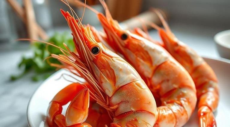 uncooked prawns