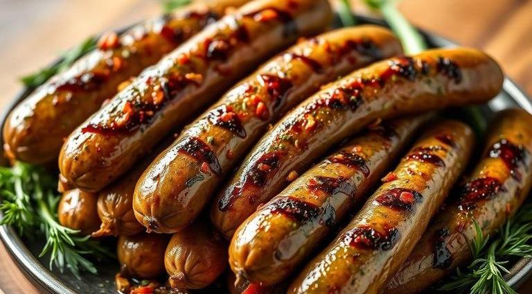veggie sausages